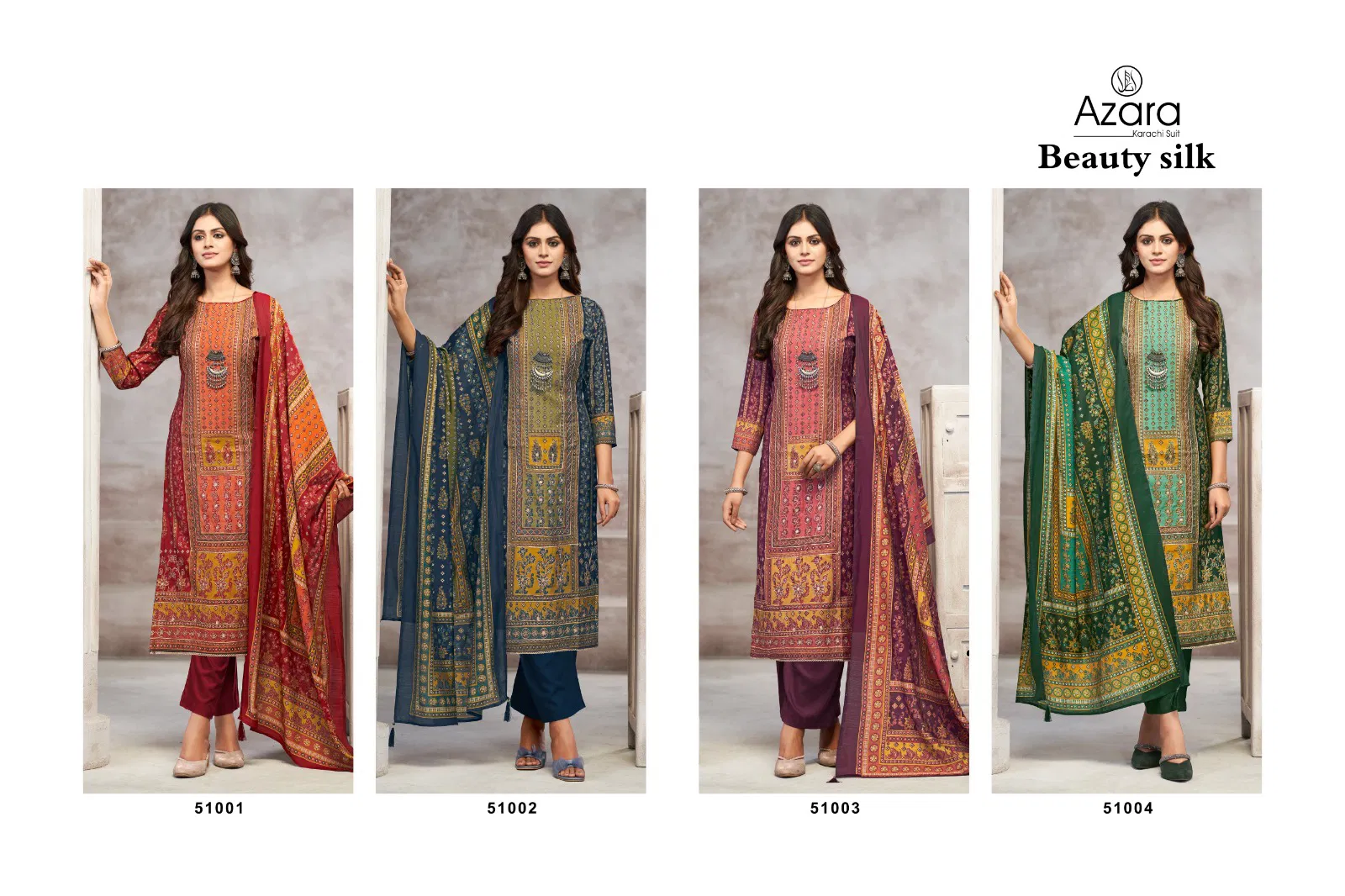 Beauty Silk By Radhika Azara Modal Dress Material Wholesalers In Delhi